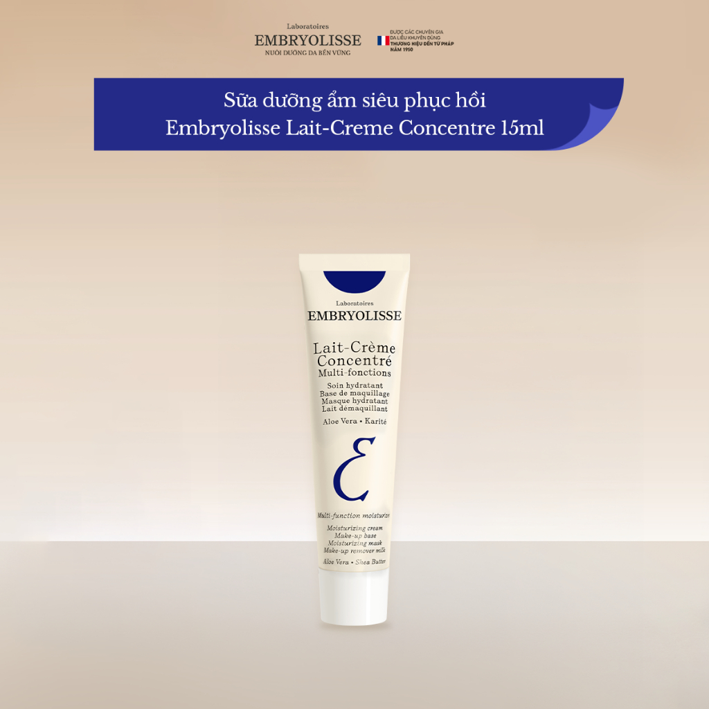 Kem Dưỡng Ẩm Phục Hồi Embryolisse Lait Creme Concentre 15ml