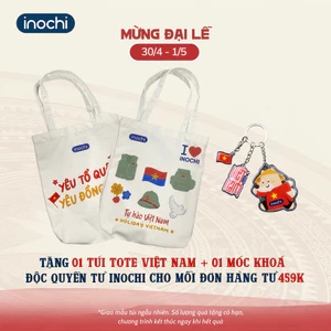 Túi tote Việt Nam Inochi + Móc khoá (dành cho đơn từ 459k)