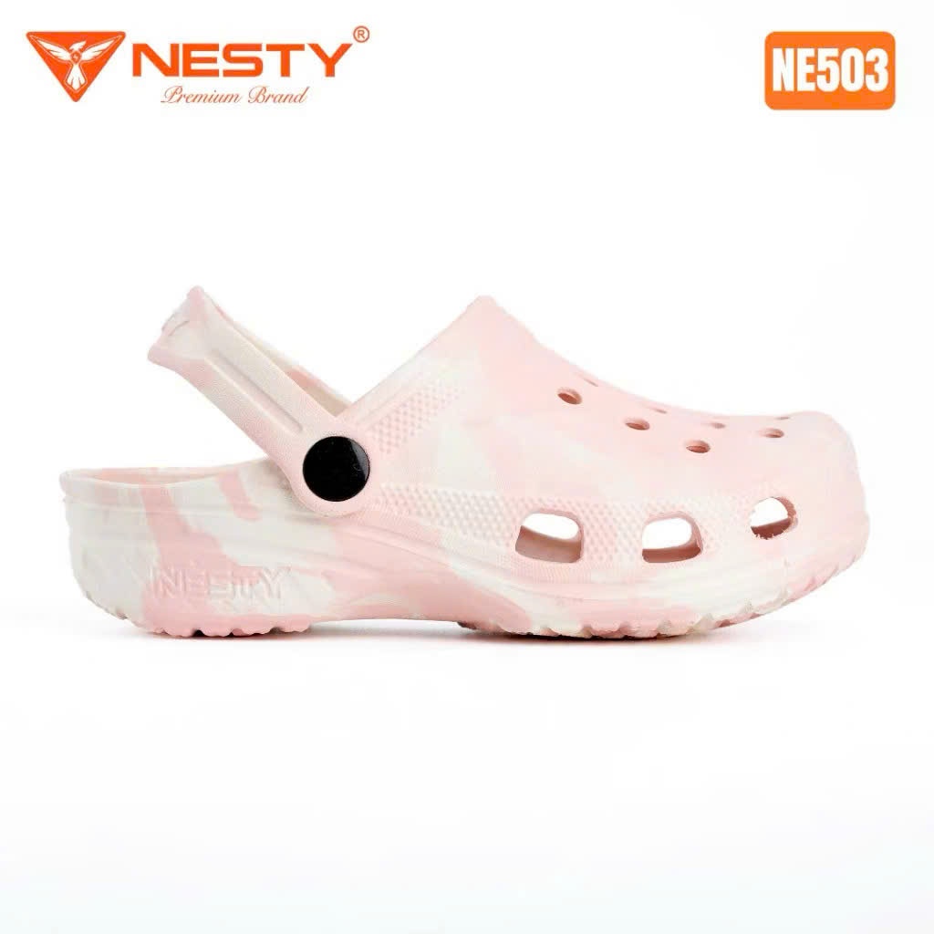 [NE503] Dép Sục NESTY Màu Hồng Loang Êm Nhẹ, Chống Trơn Trượt