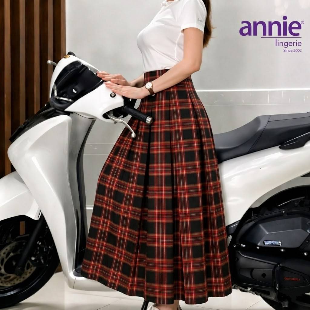 Váy Chống Nắng Cho Nữ annie Chất Cotton Dày Dặn, Quây Chống Nắng Chống Tia UV Che Nắng Toàn Diện Đi Xe Máy