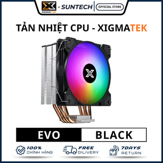 Tản Nhiệt CPU Xigmatek EVO (EN47138) - TDP 180W, 4 Ống Đồng, Quạt 12cm RGB, Hỗ Trợ LGA 1851/1700