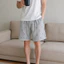 Quần đùi cotton in VINAFA họa tiết , quần đùi nam mặc nhà thấm hút tốt cho nam QD19
