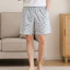 Quần đùi cotton in VINAFA họa tiết , quần đùi nam mặc nhà thấm hút tốt cho nam QD19
