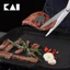 Kéo Đa Năng, Cắt Thịt Nướng, Đồ Ăn, Cắt vải sợi lưỡi thép không gỉ, tay cầm nhựa ABS KAI N5250 Black 10inch/ 250mm