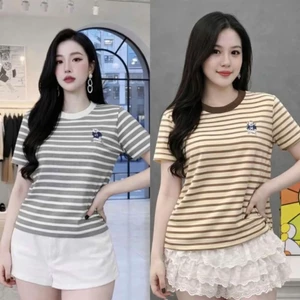 ✨ ÁO THUN NỮ KẺ SỌC FORM XINH XẮN – PHONG CÁCH HÀN QUỐC ✨