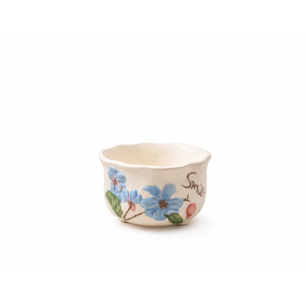 Chậu gốm sứ trồng cây để bàn, chậu trồng sen đá xương rồng, chậu gốm mini