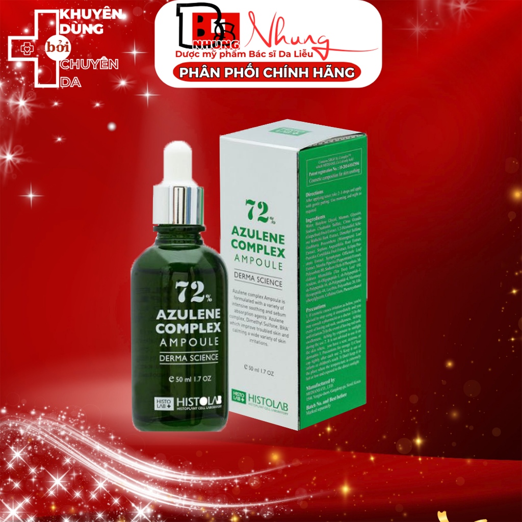 Tinh Chất Serum Histolab Azulene Complex Ampoule 72% - Giảm ngừa mun và ...