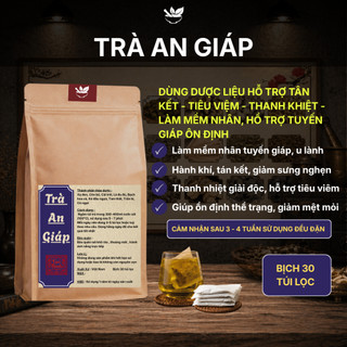 Trà An Giáp Thảo Mộc - Ankhangorganic - Hỗ Trợ Vùng Cổ, giáp dễ chịu - Cân bằng cơ thể khoẻ tự nhiên