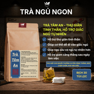 Trà Tâm An ngủ ngon - Ankhangorganic - Dễ Đi Vào Giấc Hơn với thảo mộc Thanh Tâm, Dưỡng Thần - Trạng Thái Ổn Định