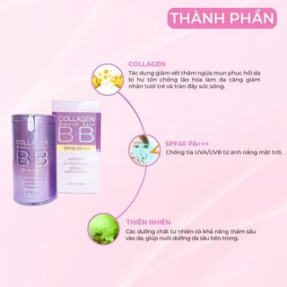 Kem Nền BB Collagen Cellio Mịn Lì 24h SPF40 PA+++ Kem Nền Cellio Collagen Hàn Quốc Che Khuyết Điểm 40ml - Skinora Beauty