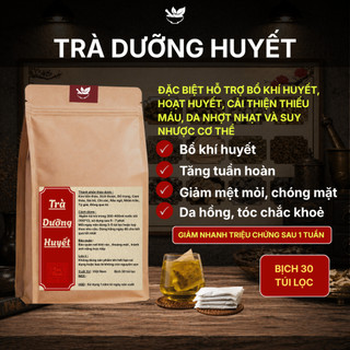 Trà Dưỡng Khí Huyết 10 Vị Bổ khí - Ankhangorganic - sinh huyết, tăng tuần hoàn, giảm mệt mỏi, da hồng hào, tóc khỏe