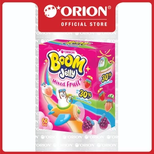 Kẹo dẻo Boom Jelly THẠCH Orion MIX VỊ hộp 60 gói (750g)