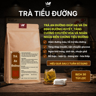 Trà Thảo Mộc An Đường - Ankhangorganic - Giải Pháp Hỗ Trợ Cân Bằng Chỉ Số Cơ Thể Tự Nhiên - Bịch 30 Túi Lọc