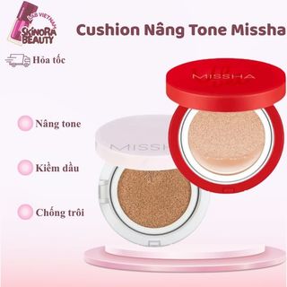 Phấn Nước Kiềm Dầu Missha Cushion Missha Nâng Tone Cấp Ârm Che Khuyết Điểm - Skinora Beauty