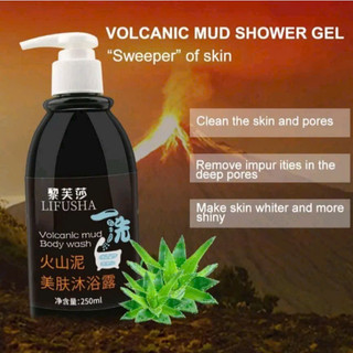 Sữa Tắm Dưỡng Ẩm Sáng Da Bùi Núi Lửa Lifusha 250ml/Chai
