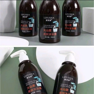 Sữa Tắm Dưỡng Ẩm Sáng Da Bùi Núi Lửa Lifusha 250ml/Chai