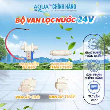 Combo 4 van điện từ,van áp cao,van áp thấp,van Flow. Dùng cho tất cả máy lọc nước RO Aqua,KAROFI,KANGAROO,ĐẠI VIỆT,TÂN Á
