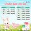 10 MIẾNG DÙNG THỬ Bỉm BEMOM RABBIT POP, FULL SIZE Chống Tràn, Thấm Hút, Khô Thoáng