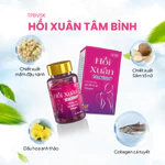 [Combo 4 tặng 2] Hồi Xuân Tâm Bình 40v Hỗ trợ tăng cường nội tiết tố nữ, giảm bốc hỏa, mất ngủ, nám sạm (Date 5/2027) — ảnh 4