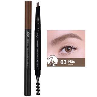 Chì Mày TFS Designing Eyebrow Pencil Chì Kẻ Mày 2 Đầu The Face Shop Bền Màu Lâu Trôi - Skinora Beauty