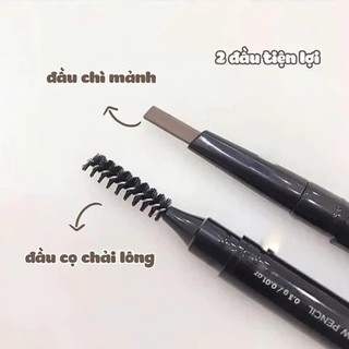 Chì Mày TFS Designing Eyebrow Pencil Chì Kẻ Mày 2 Đầu The Face Shop Bền Màu Lâu Trôi - Skinora Beauty
