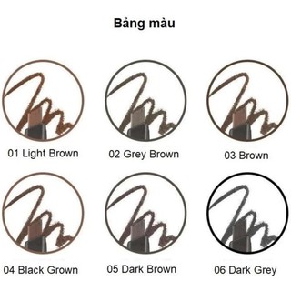 Chì Mày TFS Designing Eyebrow Pencil Chì Kẻ Mày 2 Đầu The Face Shop Bền Màu Lâu Trôi - Skinora Beauty