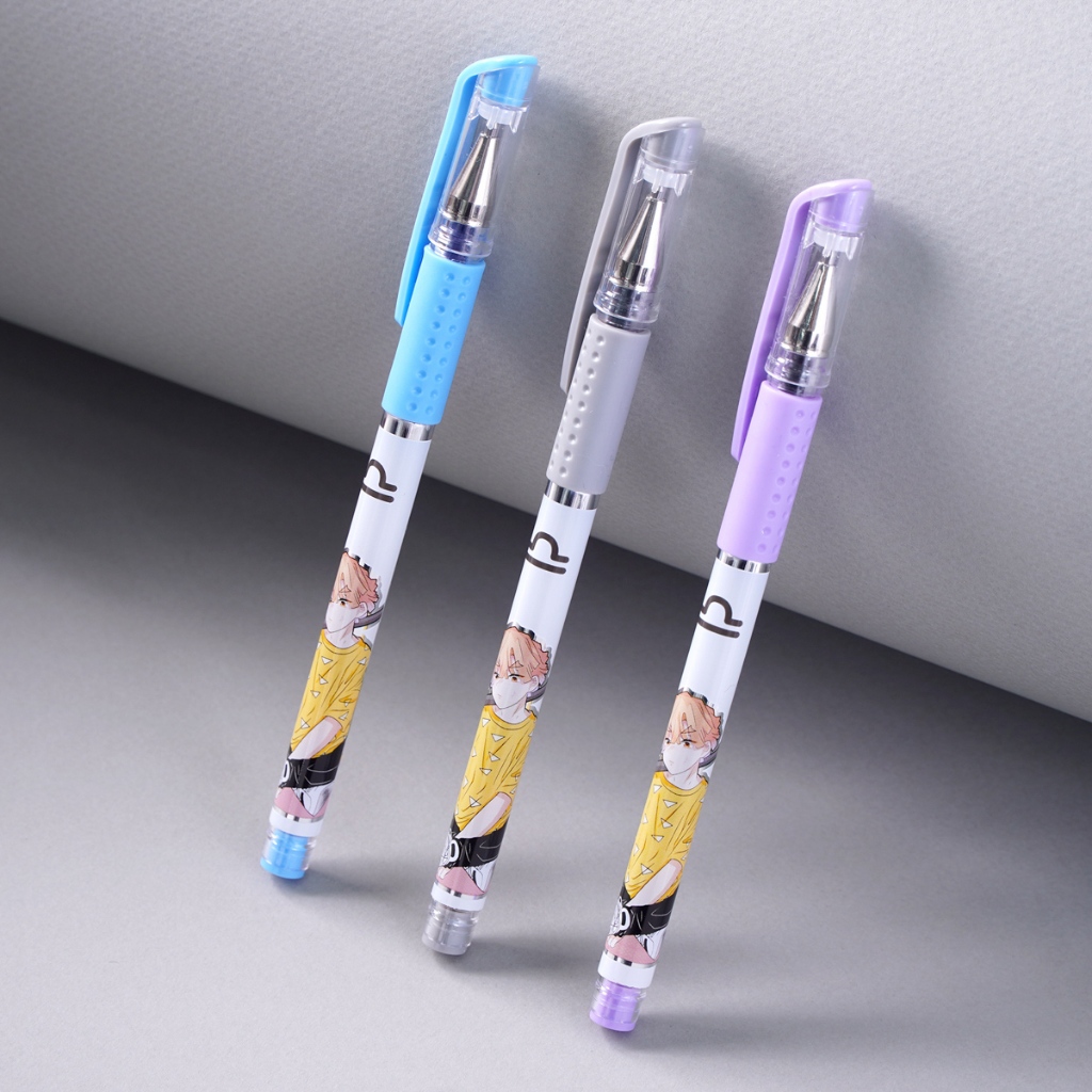 Bút Gel Classmate - 1 Chiếc - Bút Nước Ngòi 0.5mm, Có 3 Màu Xanh Đen Tím, Bút Viết Trơn, Mực Ra Đều, Ghi Chép CL-GP107