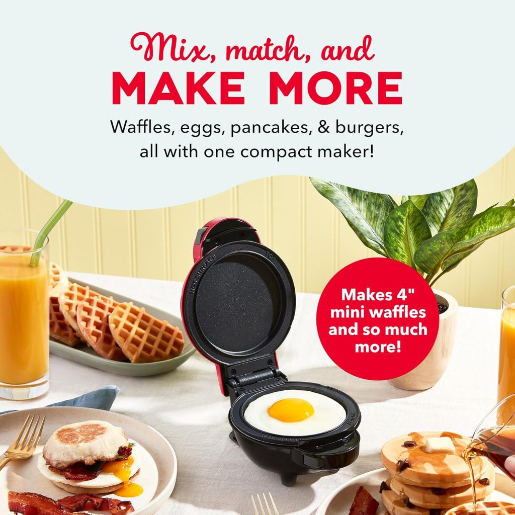Máy Làm Bánh Waffle Que 350W Máy Nướng Bánh Mini Máy Nướng Bánh Mì Gia đình Máy Nướng