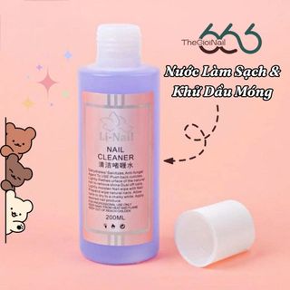 Dung Dịch Vệ Sinh Móng LiNail Nail Cleaner  – Nước Làm Sạch & Khử Dầu Móng, Lau Gel, Cồn Chuyên Nghiệp THEGIOINAIL666