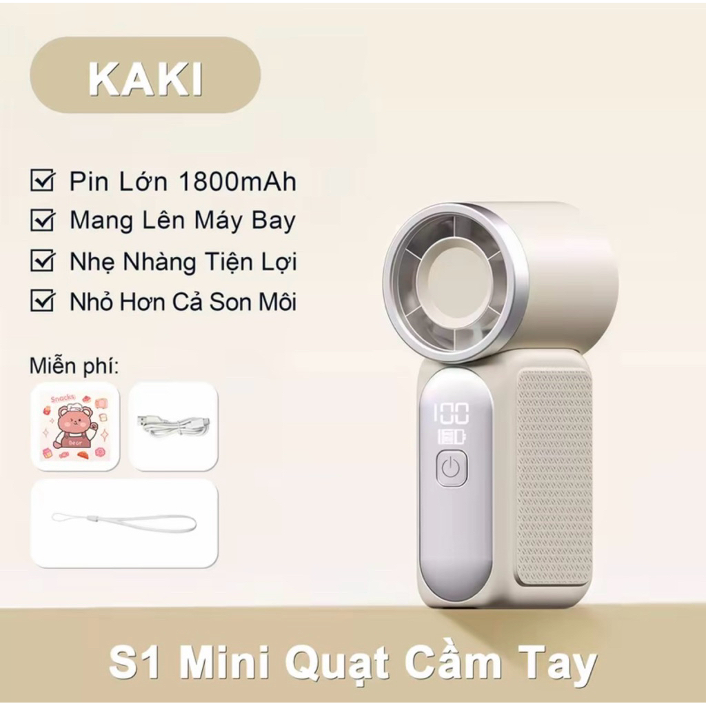Quạt X688 Tặng dây ,sạc Mini tốc độ cao, nhiều mức gió, làm mát nhanh, quạt tích điện X688 Nhiều Mẫu