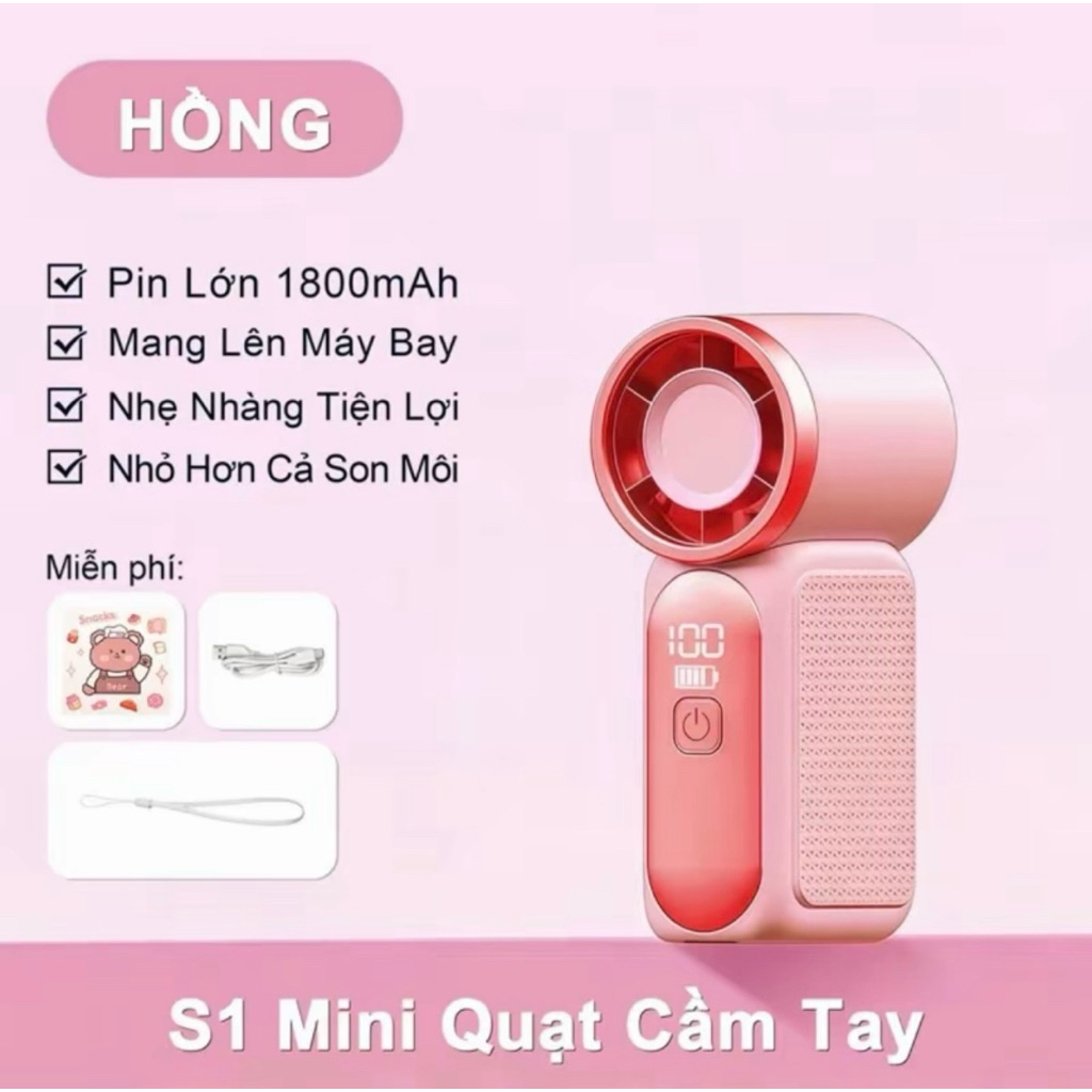 Quạt X688 Tặng dây ,sạc Mini tốc độ cao, nhiều mức gió, làm mát nhanh, quạt tích điện X688 Nhiều Mẫu