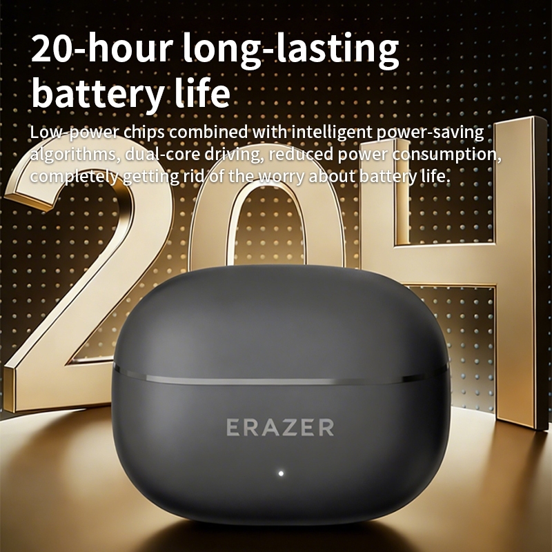 Lenovo ERAZER EP210 Pro TWS Earbuds, Gaming Bluetooth Headphones with Ultra-Low Latency & Long Battery
