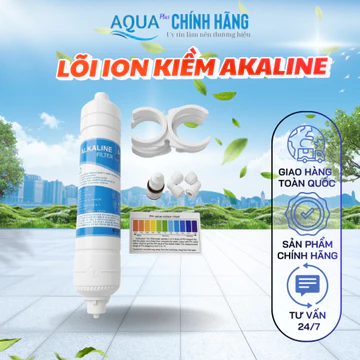 Lõi tạo ion Kiềm giàu Hydrogen, công nghệ tạo nước Hydrogen 4 in 1 tốt cho sức khỏe, hàng chính hãng Aqua plus
