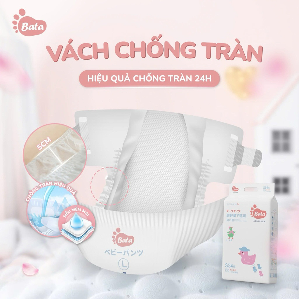( COMBO 20 Miếng ) Miếng Dùng Thử BATA Quần/Dán Siêu Thấm An Toàn Cho Bé
