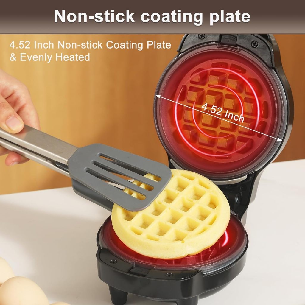 Màu Đỏ Máy Làm Bánh Waffle Que 350W Aimi Máy Nướng Bánh Mini