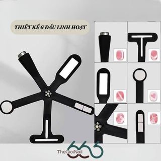 Thanh Nam Châm Mắt Mèo 6 Trong 1 Đa Năng – Tạo Hiệu Ứng Cat Eye Chuyên Nghiệp THEGIOINAIL666