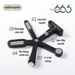Thanh Nam Châm Mắt Mèo 6 Trong 1 Đa Năng – Tạo Hiệu Ứng Cat Eye Chuyên Nghiệp THEGIOINAIL666