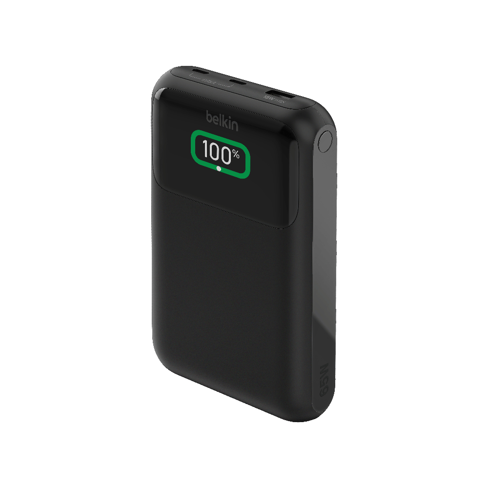 Pin sạc dự phòng Belkin Polymer Pocket Power dung lượng 20,000 mAh, sạc nhanh 65w chuẩn PD 3 cổng màn hình hiển thị pin | BigBuy360 - bigbuy360.vn
