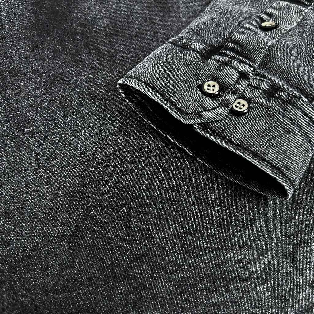 Sơ Mi Nam Vải Cotton Wash Hàn Quốc Cao Cấp Thấm Hút Mồ Hôi Sang Trọng 08