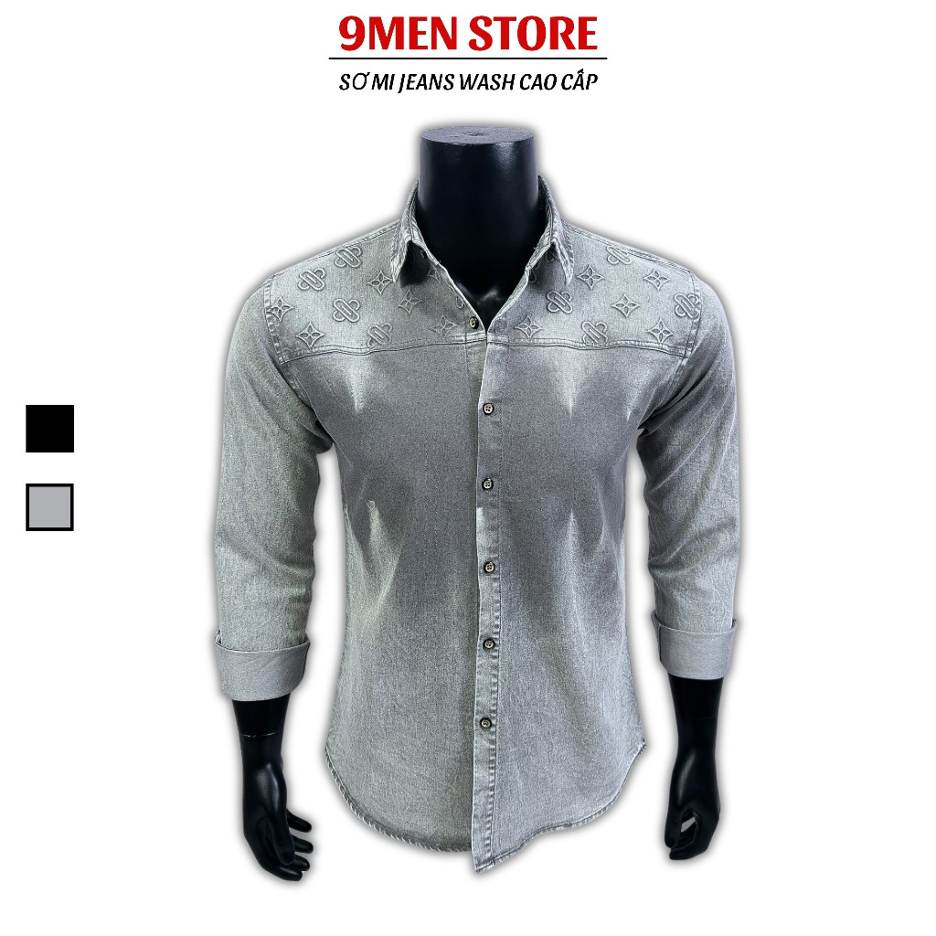Sơ Mi Nam Vải Cotton Wash Hàn Quốc Cao Cấp Thấm Hút Mồ Hôi Sang Trọng 08