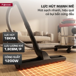 Máy hút bụi khô & ướt Fujihome VC20N – Giải pháp làm sạch mạnh mẽ  tối ưu cho mọi không gian!