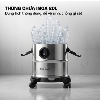 Máy hút bụi khô & ướt Fujihome VC20N – Giải pháp làm sạch mạnh mẽ  tối ưu cho mọi không gian!