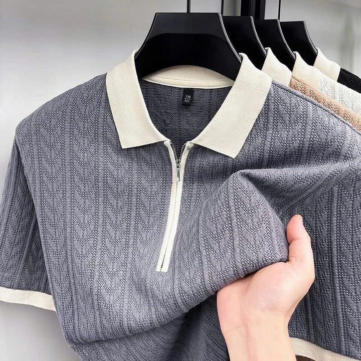 Áo polo nam chất cotton dệt mềm mịn form chuẩn tôn dáng dễ phối đồ mặc nhà đi chơi đều đẹp