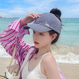 Mũ lưỡi trai HAZIN hở nửa đầu thêu nổi bật thoáng mát thời trang thể thao, mũ chạy bộ, gym, pickleball