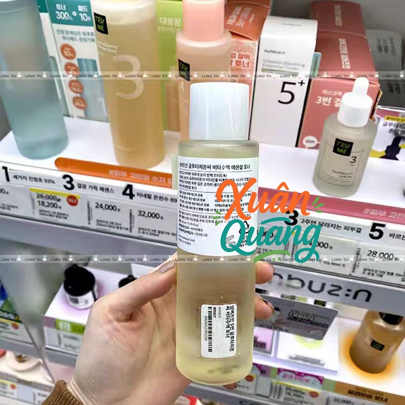 Numbuzin No.5+ Serum vitamin cô đặc | Boosting Essence Toner | Goodbye Blemish Serum | Spa Cleanser