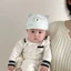 Mũ gấu dễ thương chống nắng cho trẻ sơ sinh 0-8 tháng, có dây điều chỉnh to nhỏ phía sau cho bé (MUG45)