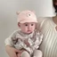 Mũ gấu dễ thương chống nắng cho trẻ sơ sinh 0-8 tháng, có dây điều chỉnh to nhỏ phía sau cho bé (MUG45)