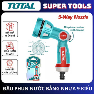 Đầu phun nước bằng nhựa 9 kiểu phun TOTAL THWSG6091