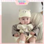 Mũ gấu dễ thương chống nắng cho trẻ sơ sinh 0-8 tháng, có dây điều chỉnh to nhỏ phía sau cho bé (MUG45)