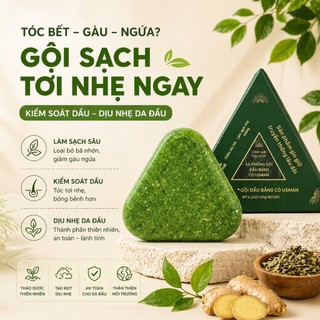 Combo 2 Xà Phòng Gội Đầu Tân Cương Chính Hãng - Xà Phòng Thảo Dược Cỏ Usma Giảm Dầu Giảm Gàu